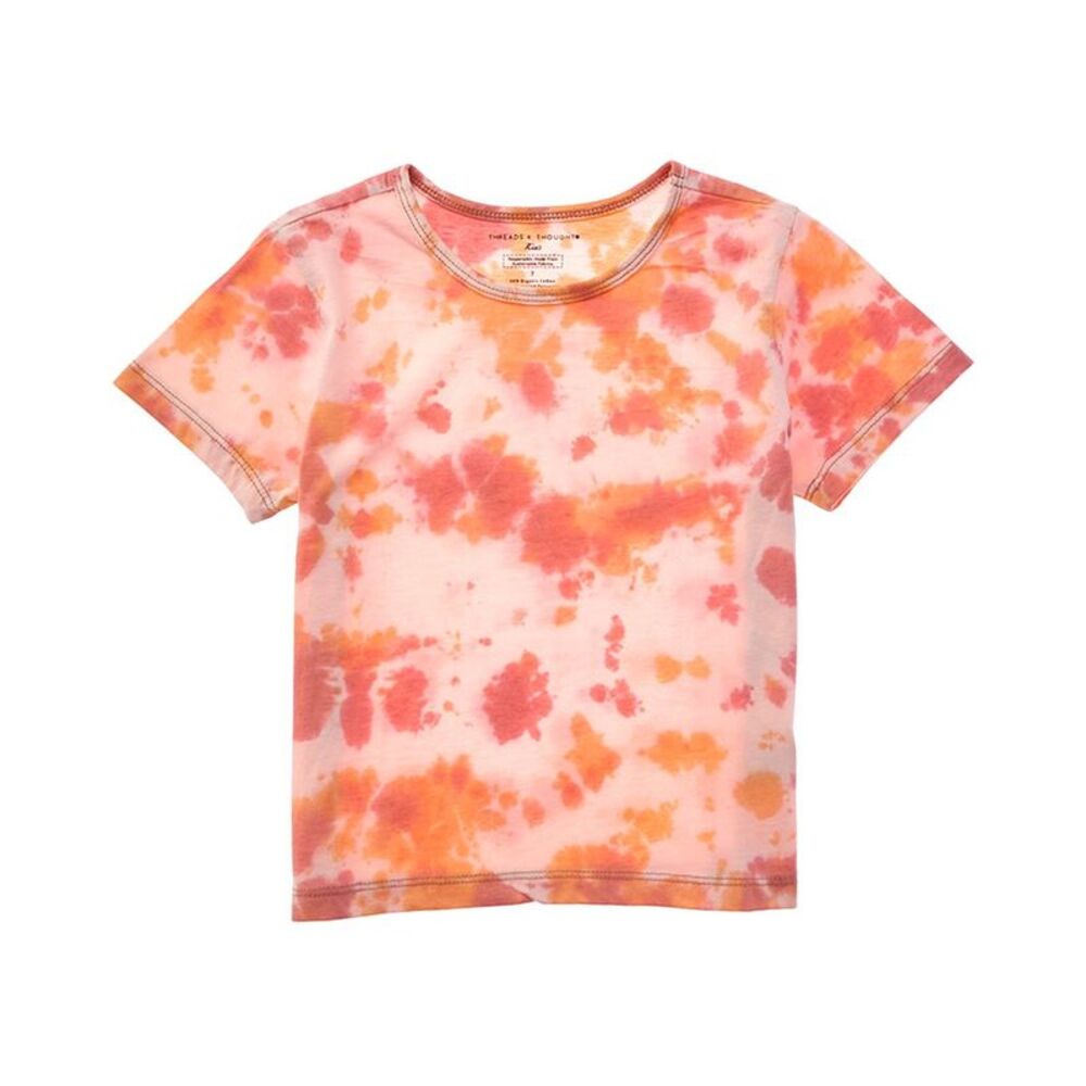 Threads 4 Thought Girls  City Wash T-Shirt, Orange